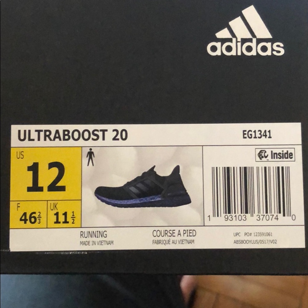 Adidas Ultraboost 20 running shoes